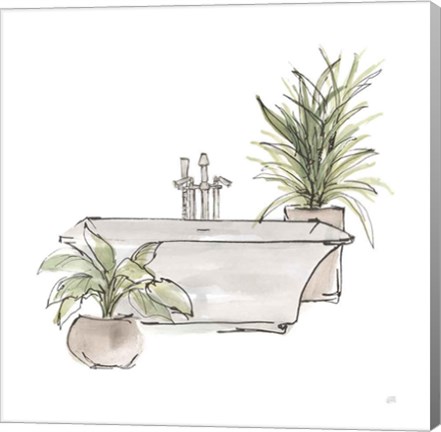 Framed Neutral Tub II Print