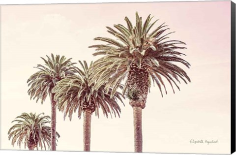 Framed Pastel Palms Print