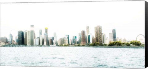 Framed Chicago Coastline Print