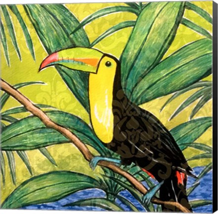 Framed Tropical Bird II Print