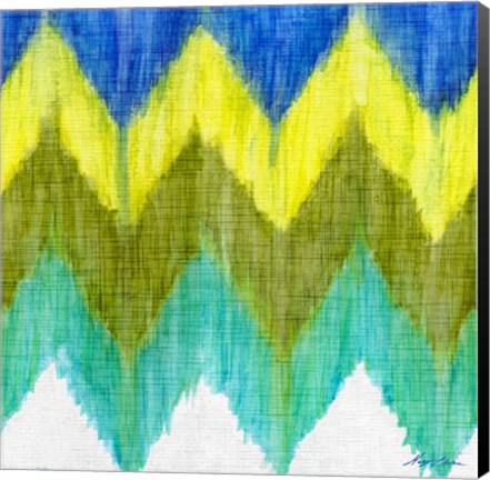 Framed Brilliant Chevron II Print