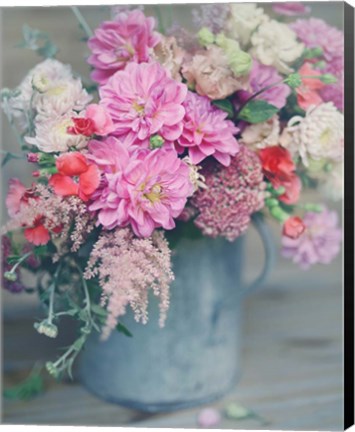 Framed Spring Floral Arrangements Print
