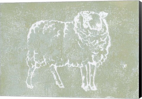 Framed Country Sheep Print