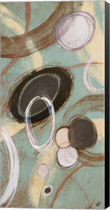 Framed Inside Turquoise I Print
