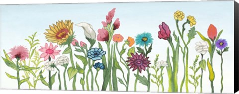 Framed Swaying Blooms I Print