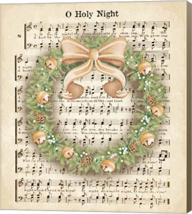 Framed Christmas Carol Holly II Print