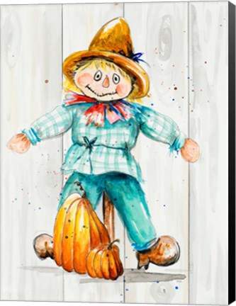 Framed Scarecrow Print