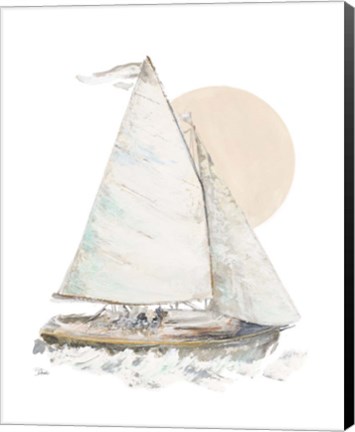 Framed Quiet Sailboat Print