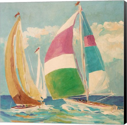 Framed Calm Full Sail II Print
