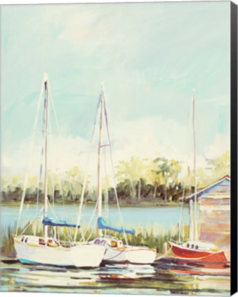 Framed Sail Harbor Print