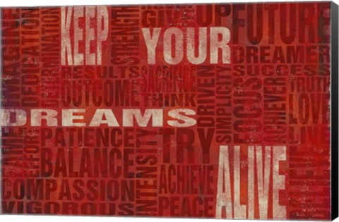 Framed Keep Your Dreams Alive Print