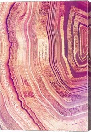 Framed Tribeca Rose Geode Print