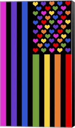 Framed Pride Flag Print