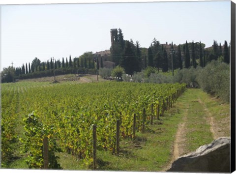 Framed Tuscany 1 Print