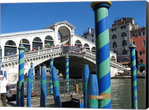 Framed Venice - Rialto Bridge Print