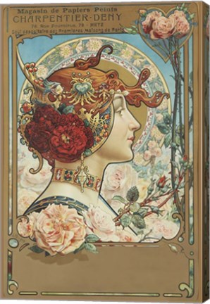 Framed Charpentier - Deny French Art Store Hingre, Louis Theophile 1890 Print