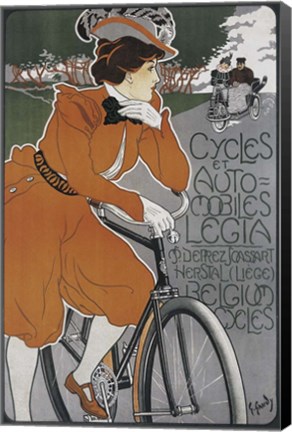 Framed Cycles et Automobiles Print