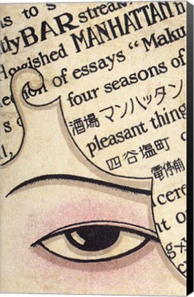Framed Vintage Japanese Matchbox Label Print