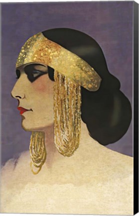 Framed 1920s Spanish Chanteuse Print