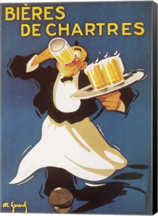 Framed Beers of France Print