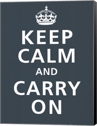 Framed Keep Calm Print