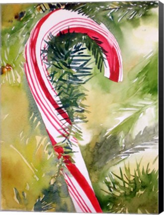 Framed Candy Cane Print