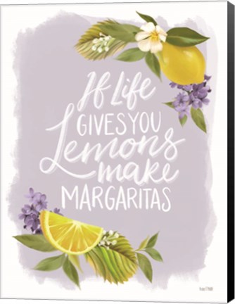 Framed Lemon Margarita Print