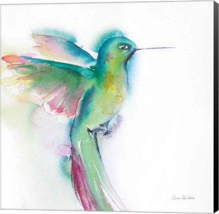 Framed Hummingbirds II Print