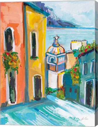 Framed Positano III Print