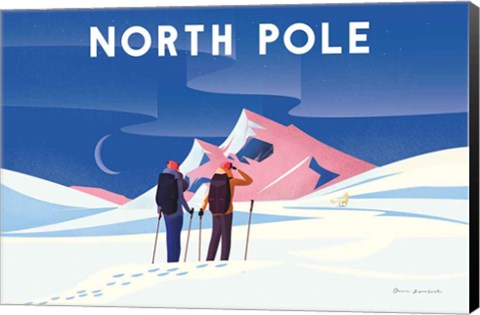 Framed North Pole Print