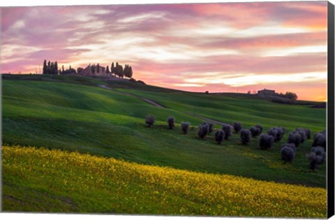 Framed Tuscany Palette Print