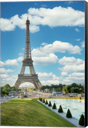 Framed Eiffel Tower View III Print