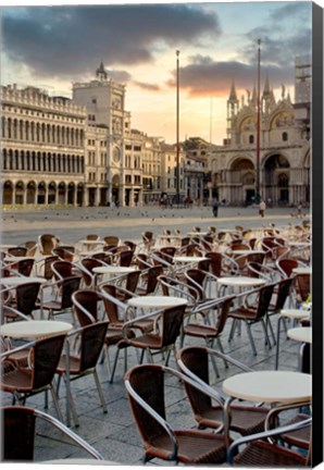 Framed Piazza San Marco Sunrise #8 Print