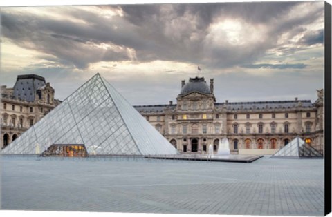 Framed Louvre Palace Museum II Print