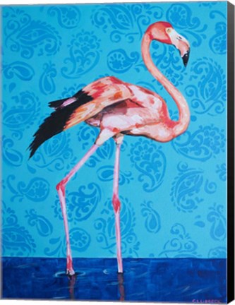 Framed Flamingo Print