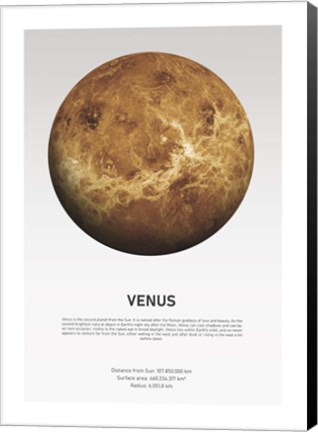 Framed Venus Light Print