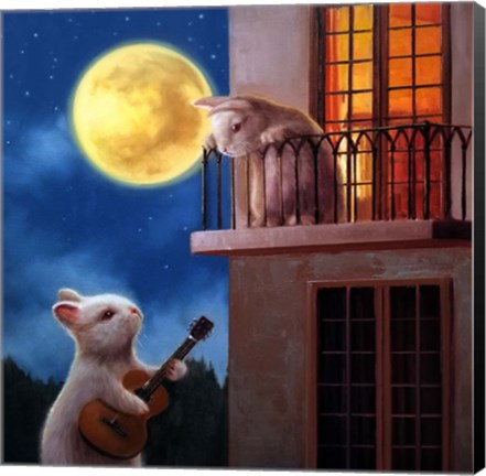 Framed Moonlight Serenade Print