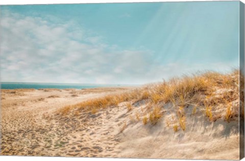 Framed Chatham Lighthouse Beach Print