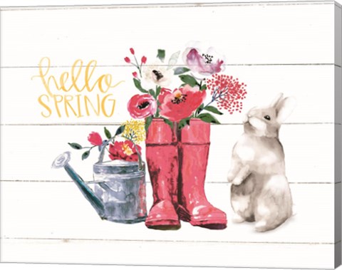 Framed Hello Spring Print