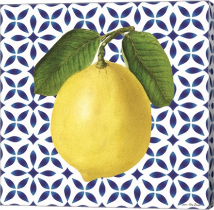 Framed Mediterranean Lemon Print