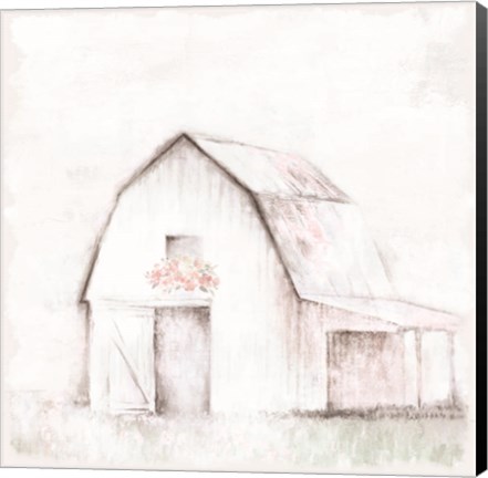 Framed Pastel Barn Print