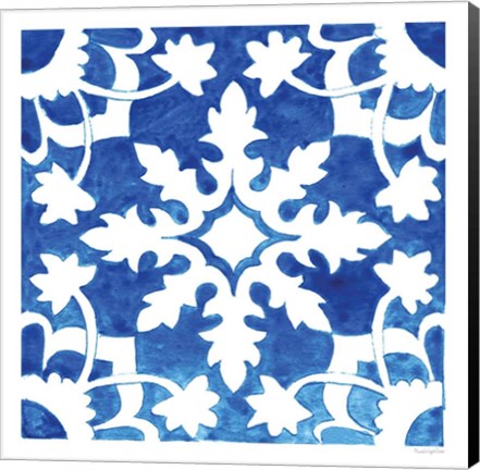 Framed Andalusian Tile II Print