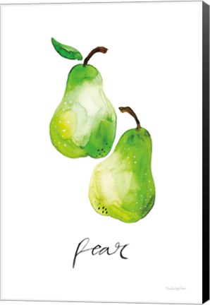 Framed Pears Print