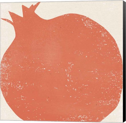 Framed Graphic Fruit I Print