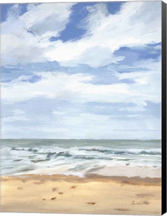 Framed Walk on the Beach II Print