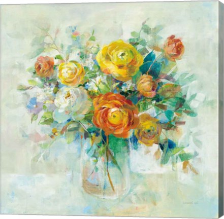 Framed Blooming Splendor I Print