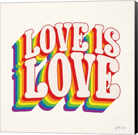 Framed Love is Love I Print