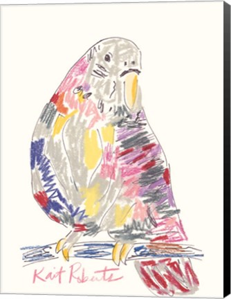 Framed Jimmy the Bird Print