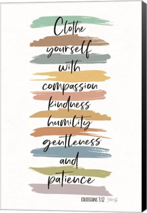 Framed Clothe Yourself with Compassion Print