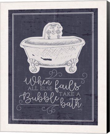 Framed Bubble Bath Print